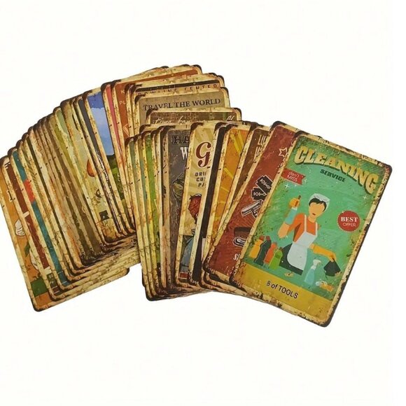 Rustic Fortune Tarot Card Deck 80 Card Deck NWT - Picture 2 of 4